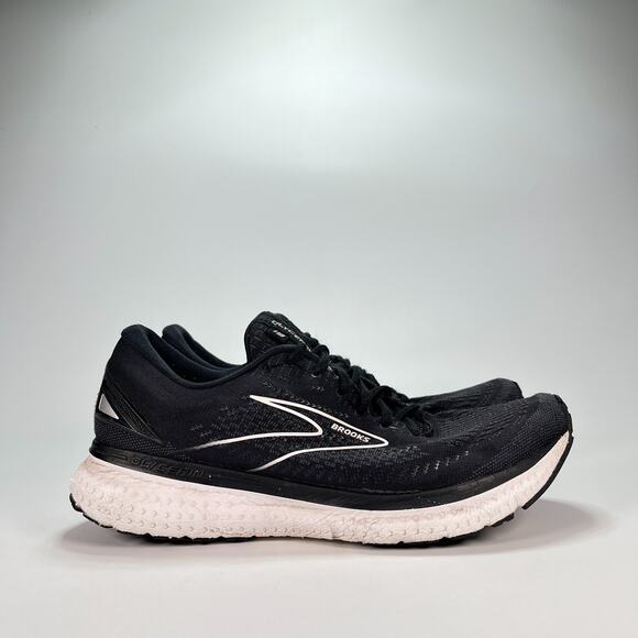 Brooks Glycerin 19 Black White Running Shoes Sneakers 1103561D068 Mens Size 12